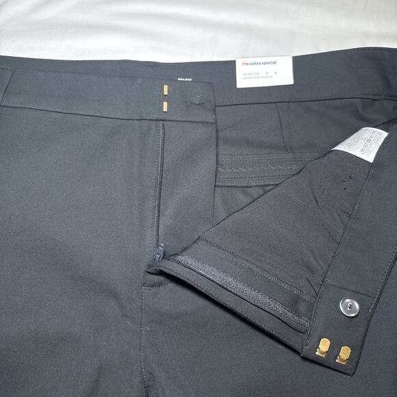 Old Navy High Rise Pixie Pants Womens Plus Size 24 Black Never Fade Trouser NWT - Picture 5 of 14